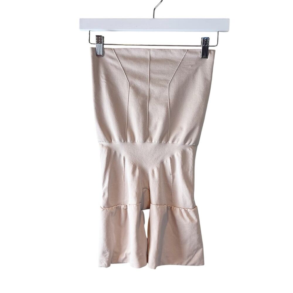 SPANX Red‎ Hot Firm Control High Waist Shaping Shorts Briefs XL Beige